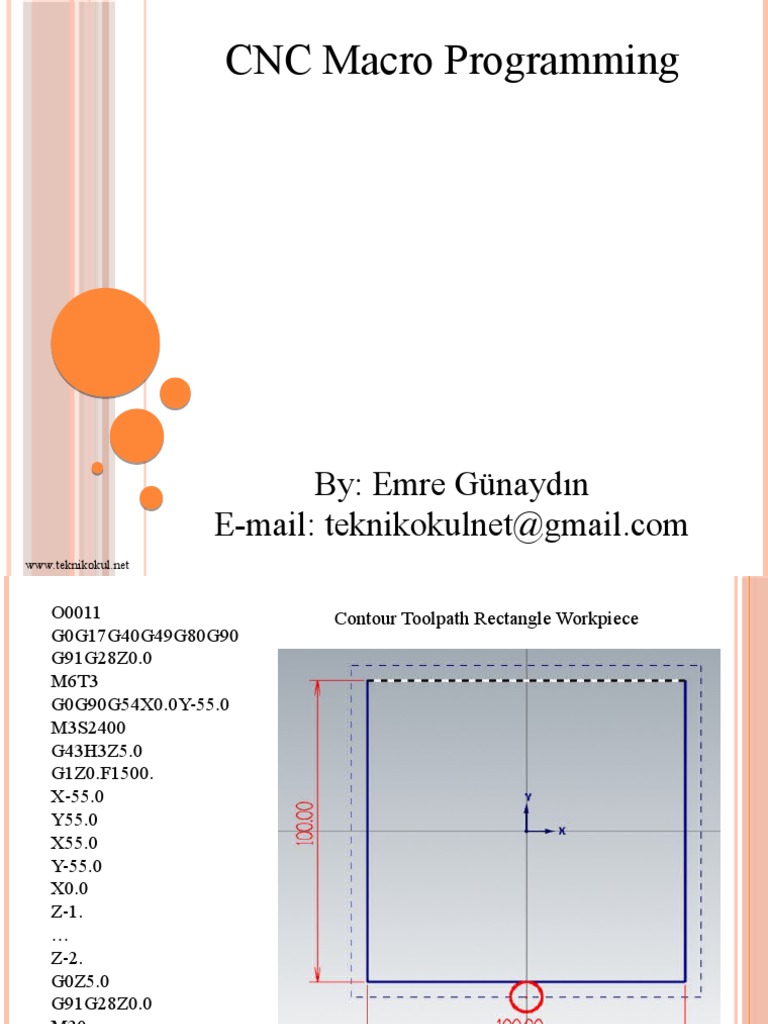CNC Macro Programming Guide | PDF