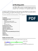 IBM Hexadecimal Floating-Point: (Width in Bits)