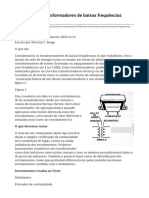 Como Testar Transformadores de Baixas Frequências