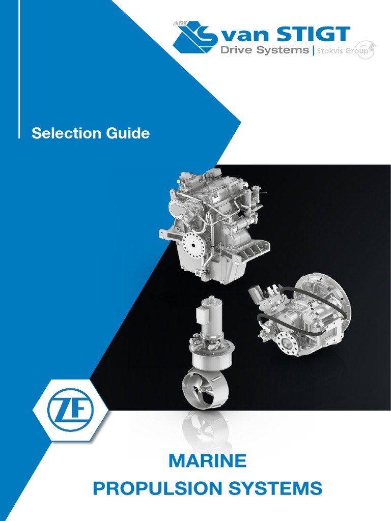 ZF Marine Selectie Gids Voortstuwingssystemen en PDF Marine