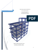 Structural Analysis Report of Mrs. Pramila Shrestha Residential Building at Kavrepalanchowk, Nepal