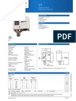 Pressure Switch Bellow Type (Industrial) : Special Features