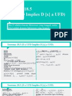 Teorema 18.5 (D A UFD Implies D (X) A UFD)