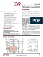 Features Description: Ltc2928 Multichannel Power Supply Sequencer and Supervisor