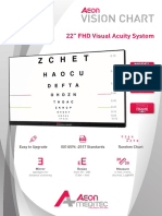 22" FHD Visual Acuity System: Easy To Upgrade ISO 8596:2017 Standards Random Chart