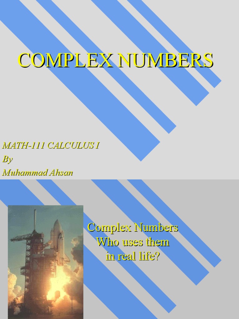 COMPLEX NUMBERS VISUALIZED | PDF | Complex Number | Numbers