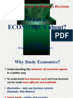 Economic Analysis For Business Decisions: What Is ECONOMICS About?