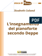 Caland - L'insegnamento Del Pianoforte Secondo Deppe