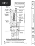 E-6 Veneered Cast in Place Concrete Retaining Wall Detail - 201407301802202656