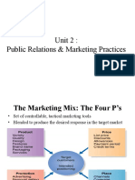 Unit 2 PR and Marketing Practices