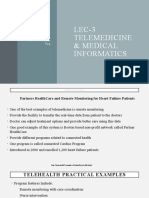 LEC-3 Telemedicine & Medical Informatics: By: Abdul Hanan Taqi