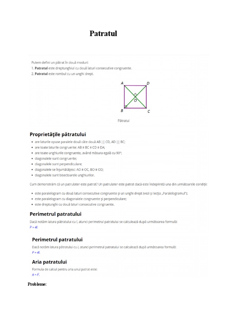 Patratul | PDF
