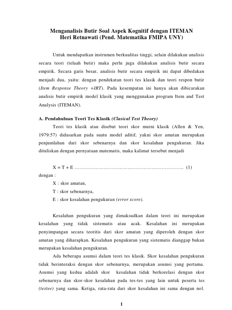 Teori Tes Klasik Tes1