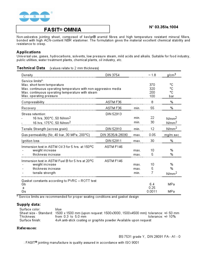 Fasit Omnia | PDF | Chemistry | Materials