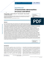 The Spectrum of Haemostatic Abnormalities in Glucocorticoid Excess and Defect