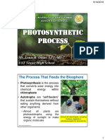 Photosynthetic Process: Mr. Louie B. Dasas, LPT, MS UST Senior High School