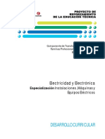 Desarrollo Curricular: Electricidad y Electrónica