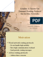 Ariadne: A Secure On-Demand Routing Protocol For Ad Hoc Networks
