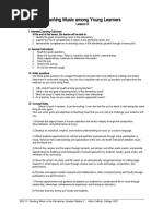 EED 13-Module 2 (Teacheing Music in The Elementary Grades) Lesson 8 Only