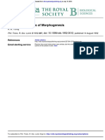 The Chemical Basis of Morphogenesis:, Doi: 10.1098/rstb.1952.0012