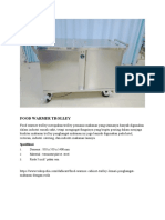 Food Warmer Trolley