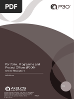 Portfolio, Programme and Project Offices (P3O®) : Online Repository