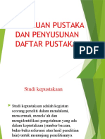 Pertemuan Ke 4 Tinjauan Pustaka Dan Daftar Pustaka