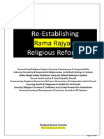 Re-Establishing Rama Rajya via Religious Reforms