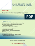 Customer Relationship Management: Key Concepts