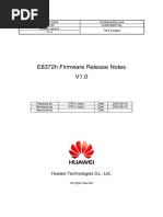 E8372h Firmware Release Notes V1.0: Huawei Technologies Co., LTD