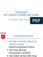 Chương 5 Kỹ Thuật Vi Sinh An Toàn: TS. Nguyen Ngoc Phuong Thao