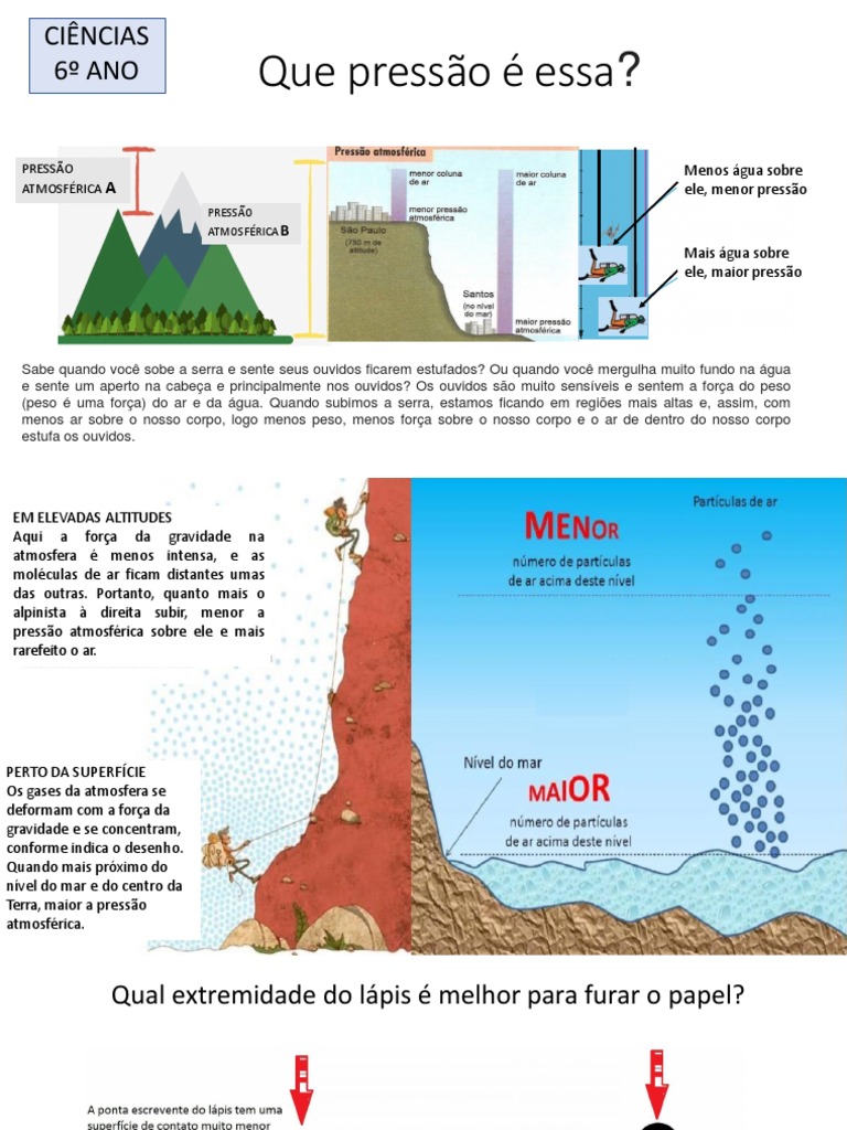 6ano Ciencias 20.2 Pressao Principiodepascal | PDF, image size:768x1024