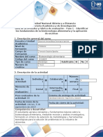 Guía Fase - Identificar Los Fundamentos de La Biotecnología Alimentaria y La Aplicación de Enzimas