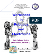Worksheet 3 Quarter 3 Robotics and Electronics