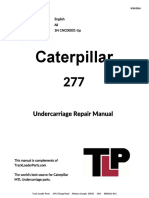 Cat 277 6379 Undercarriage Repair Manual 6685 SN Cnc00001-Up