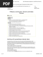 R Basics Continued - Factors and Data Frames - Intro To R and RStudio For Genomics