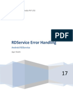 Rdservice Error Handling