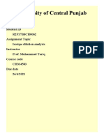 Isotope Dilution Analysis Principles and Applications