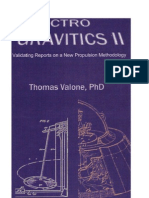 Download Thomas F Valone 2005 Electrogravitics II Validating Reports on a New Propulsion Methodology ISBN 0964107090 by britt1 SN50709650 doc pdf