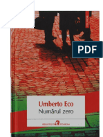 Umberto Eco - Numarul Zero