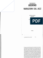 Adorno Variazioni Sul Jazz