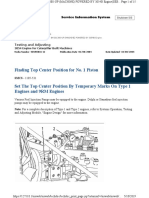 3054 Finding Top Center Position For No. 1 Piston