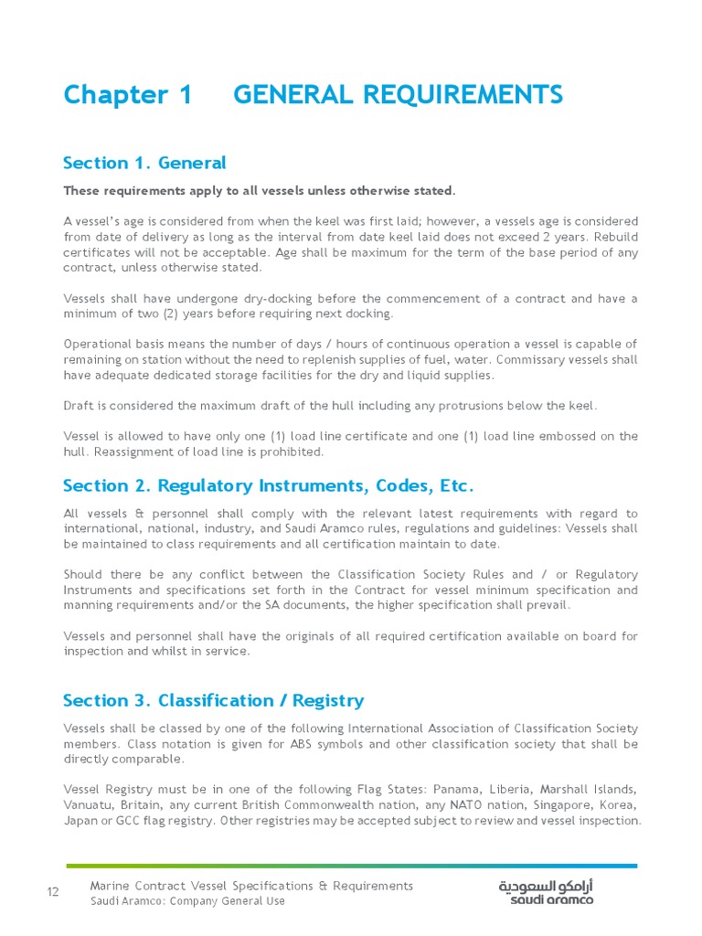 All Vessels General Requirements Pdf Ships Rocket Engine