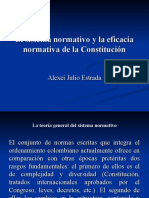 El Sistema Normativo y La Eficacia Normativa de La Constitución 2012 Version 2