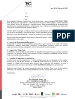 Carta de Presentacion Novotec Perú Sac - Lucero Alvis - Rustica