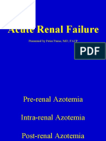 Acute Renal Failure: Presented by Peter Fumo, MD, FACP