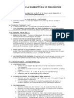 Methode de La Dissertation en Philosophie