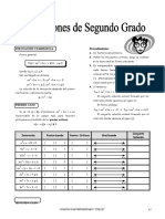 IV BIM - 5to. Año - ALG - Guía 4 - Inecuaciones de Segundo G