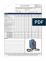 CBE-REG-0038 Rev.0 - Check List Soldadora