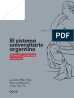 5. Sistema Universitario Argentino - Haberfeld y Otros